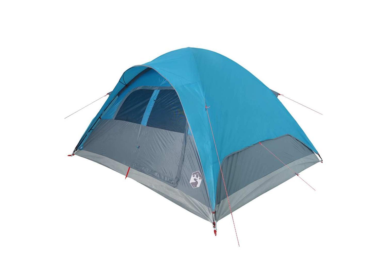 Vidaxl Family Tent Dome 6-person Blue Waterproof-4