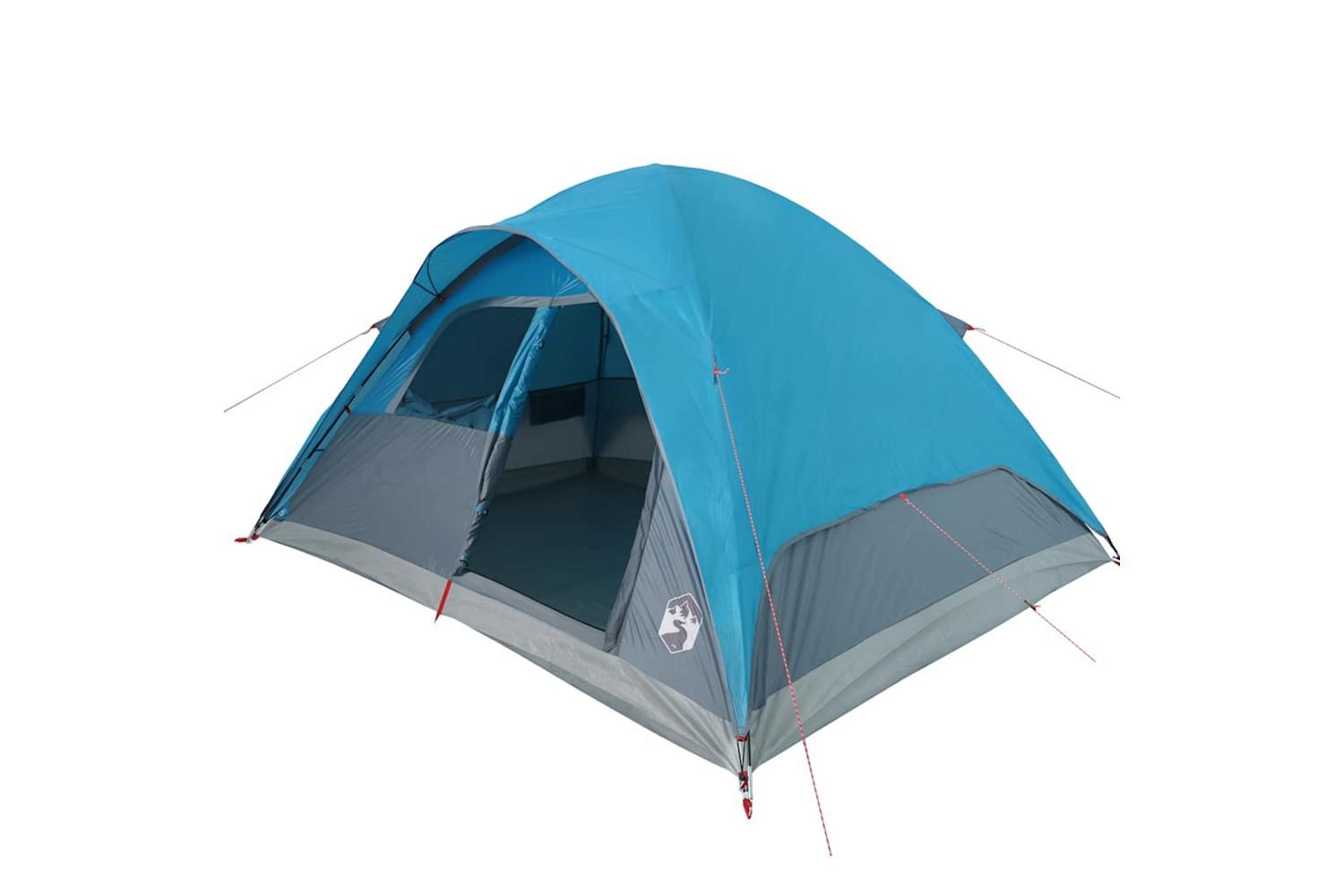 Vidaxl Family Tent Dome 6-person Blue Waterproof-5
