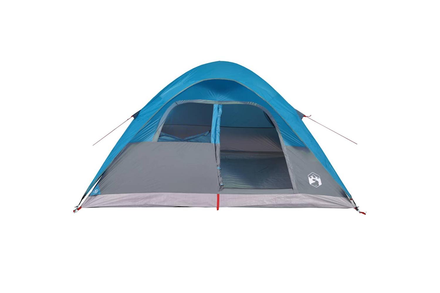 Vidaxl Family Tent Dome 6-person Blue Waterproof-7