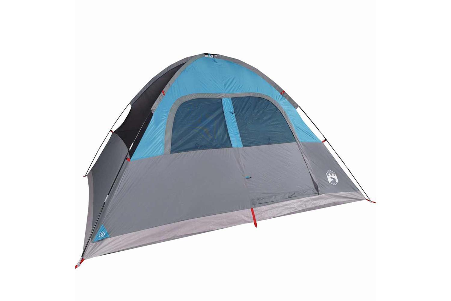 Vidaxl Family Tent Dome 6-person Blue Waterproof-8