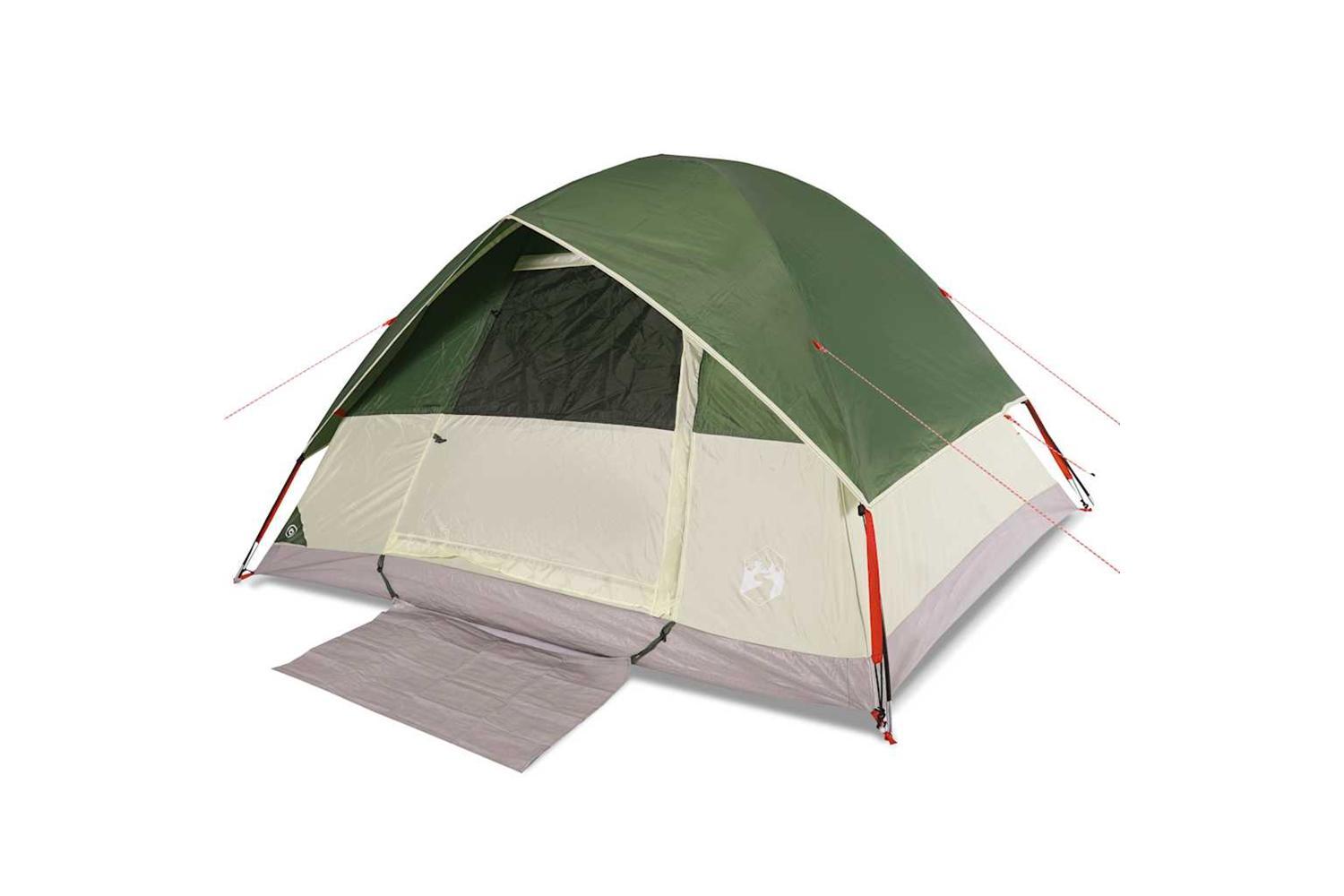 Vidaxl Family Tent Dome 6-person Green Waterproof-2