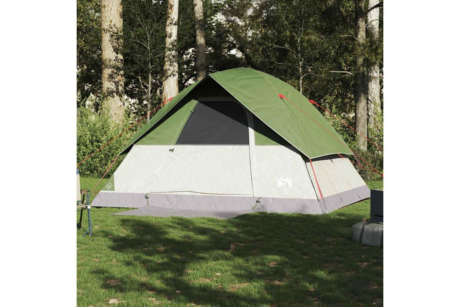 Vidaxl Family Tent Dome 6-person Green Waterproof-3