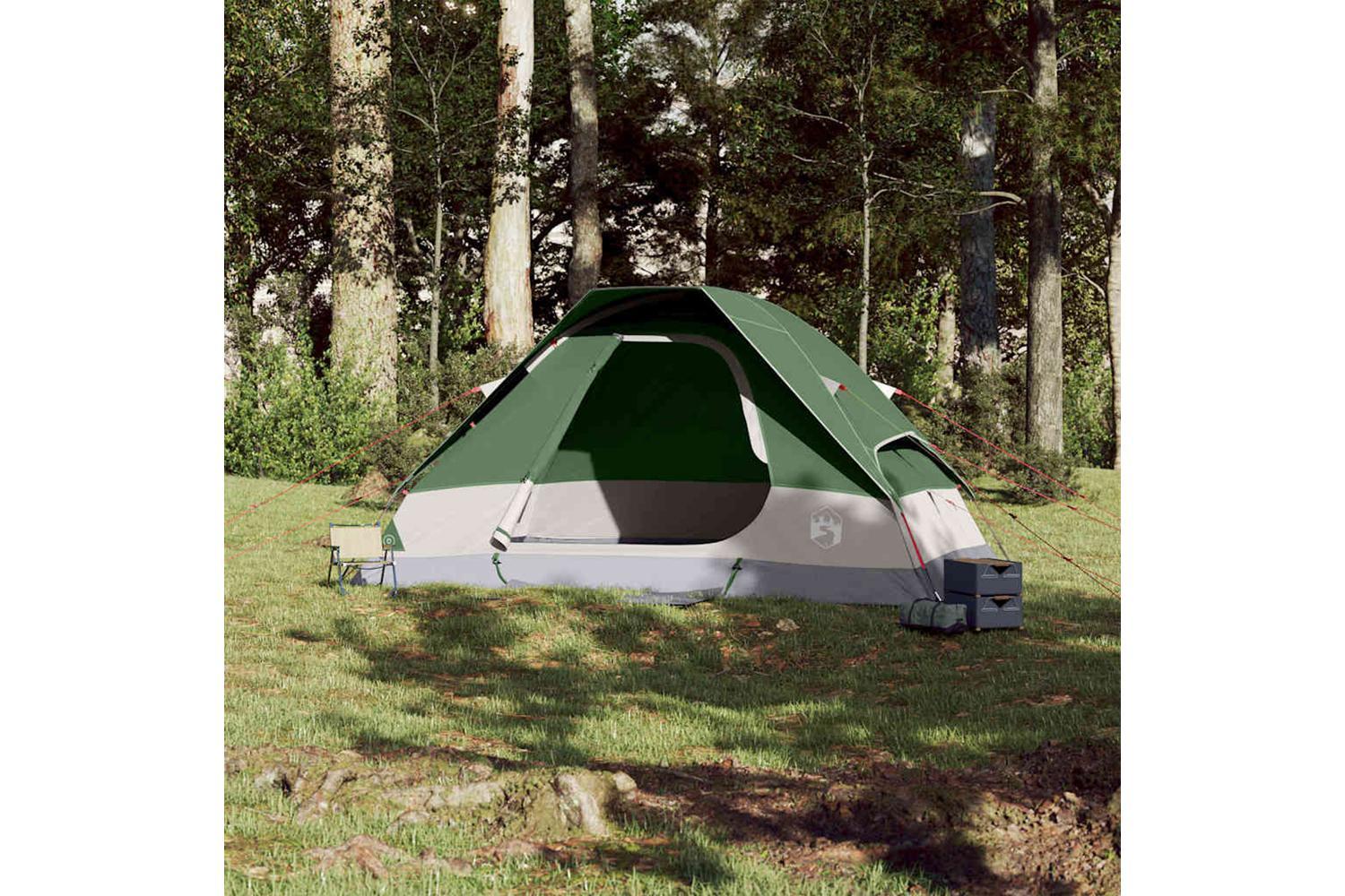 Vidaxl Family Tent Dome 6-person Green Waterproof-3