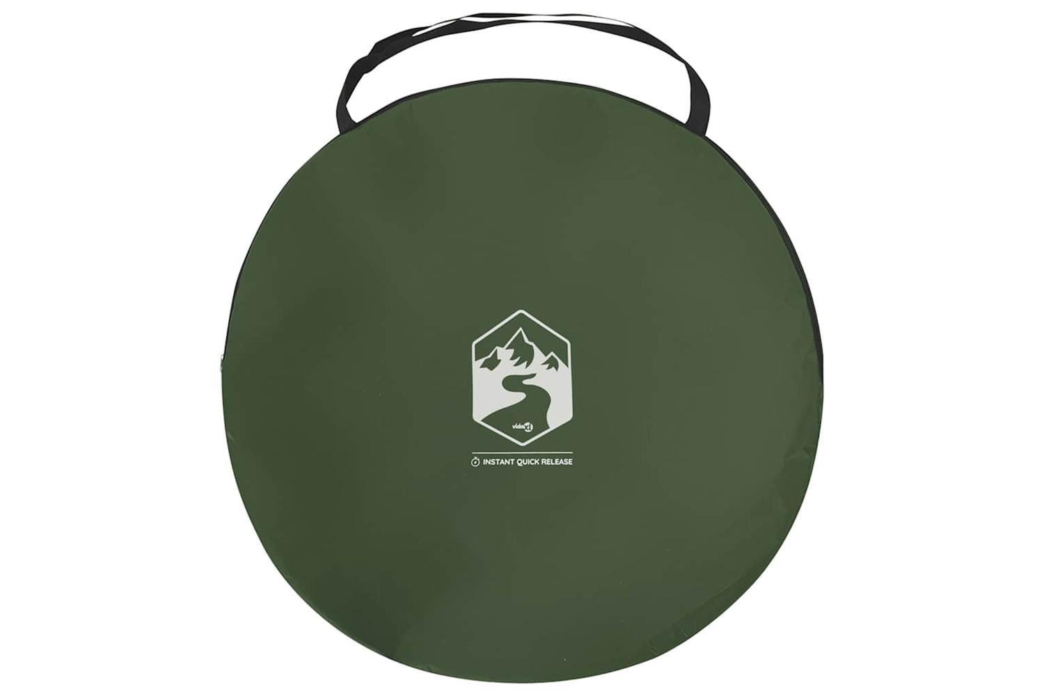 Vidaxl Privacy Tent Green Pop-up Waterproof-8