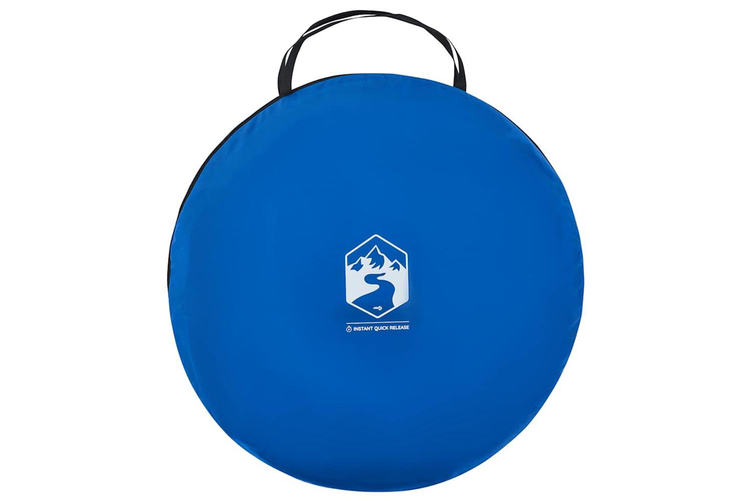 Vidaxl Beach Tent Azure Blue Pop-up Waterproof-9