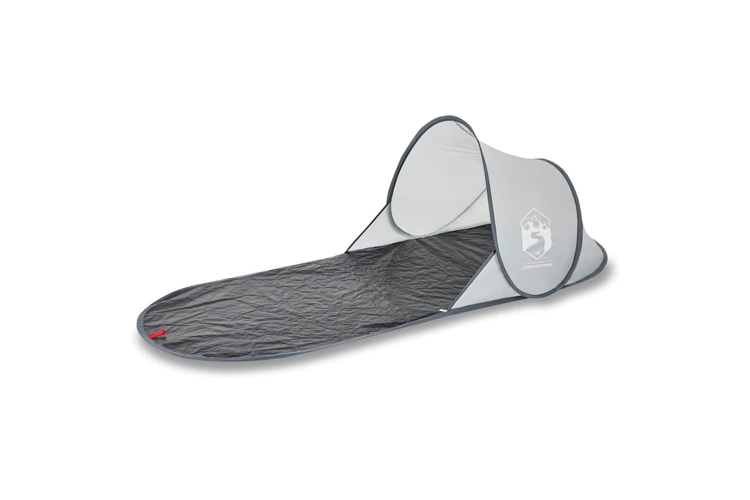 Vidaxl Beach Tent Grey Pop-up Waterproof-2