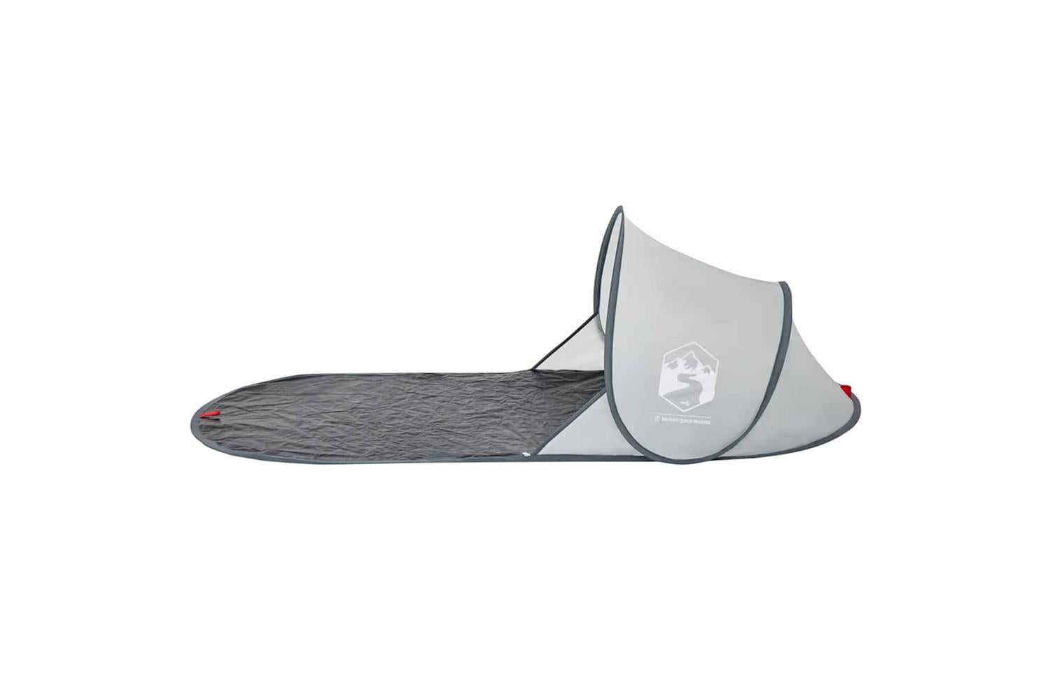 Vidaxl Beach Tent Grey Pop-up Waterproof-6