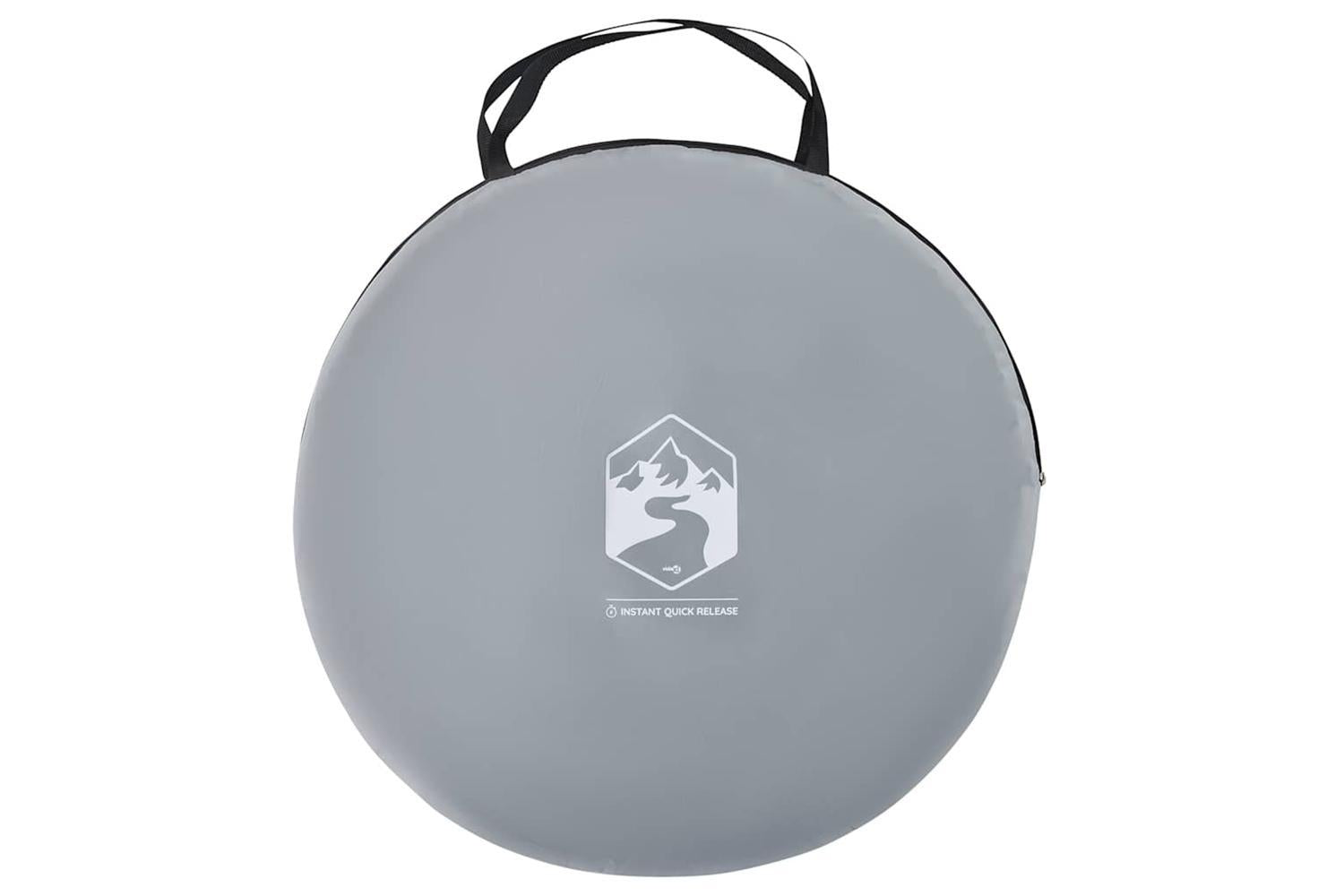 Vidaxl Beach Tent Grey Pop-up Waterproof-9