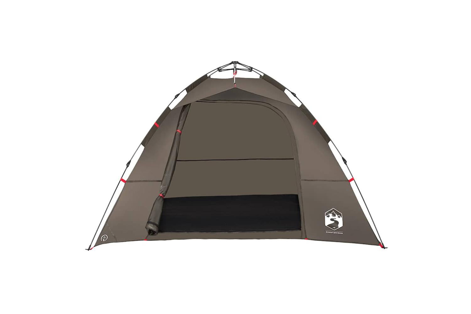 Vidaxl Fishing Tent 4-person Brown Quick Release-6