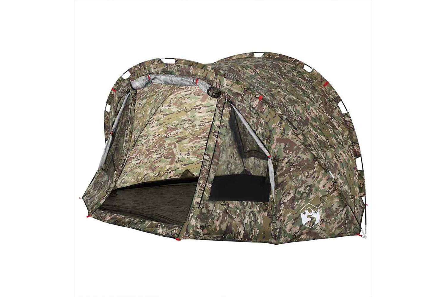 Vidaxl Fishing Tent 4-person Camouflage Waterproof-5