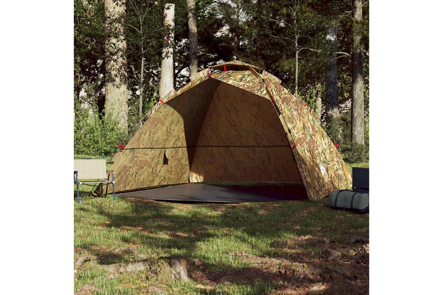 Vidaxl Fishing Tent 4-person Camouflage Quick Release-3