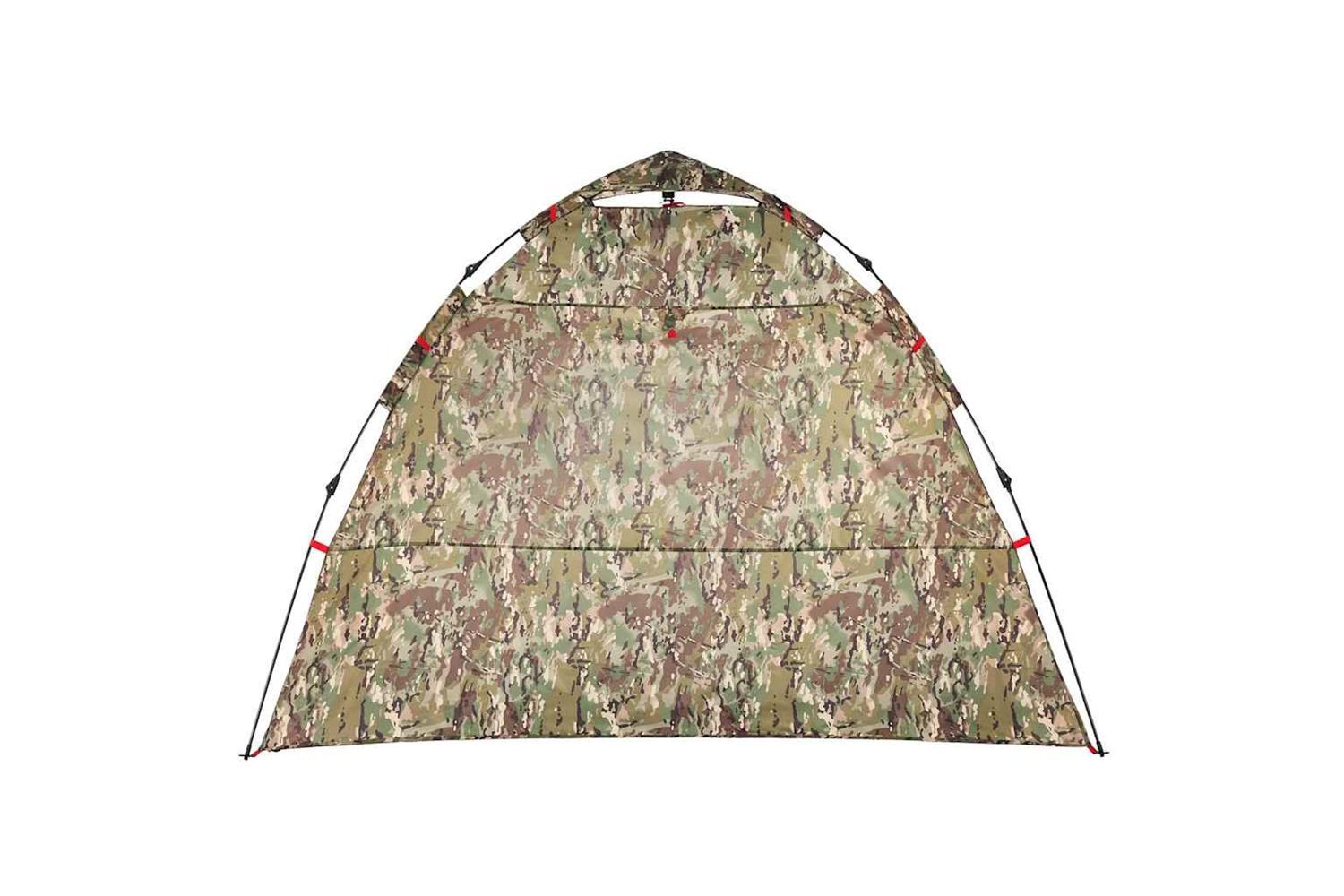 Vidaxl Fishing Tent 4-person Camouflage Quick Release-7