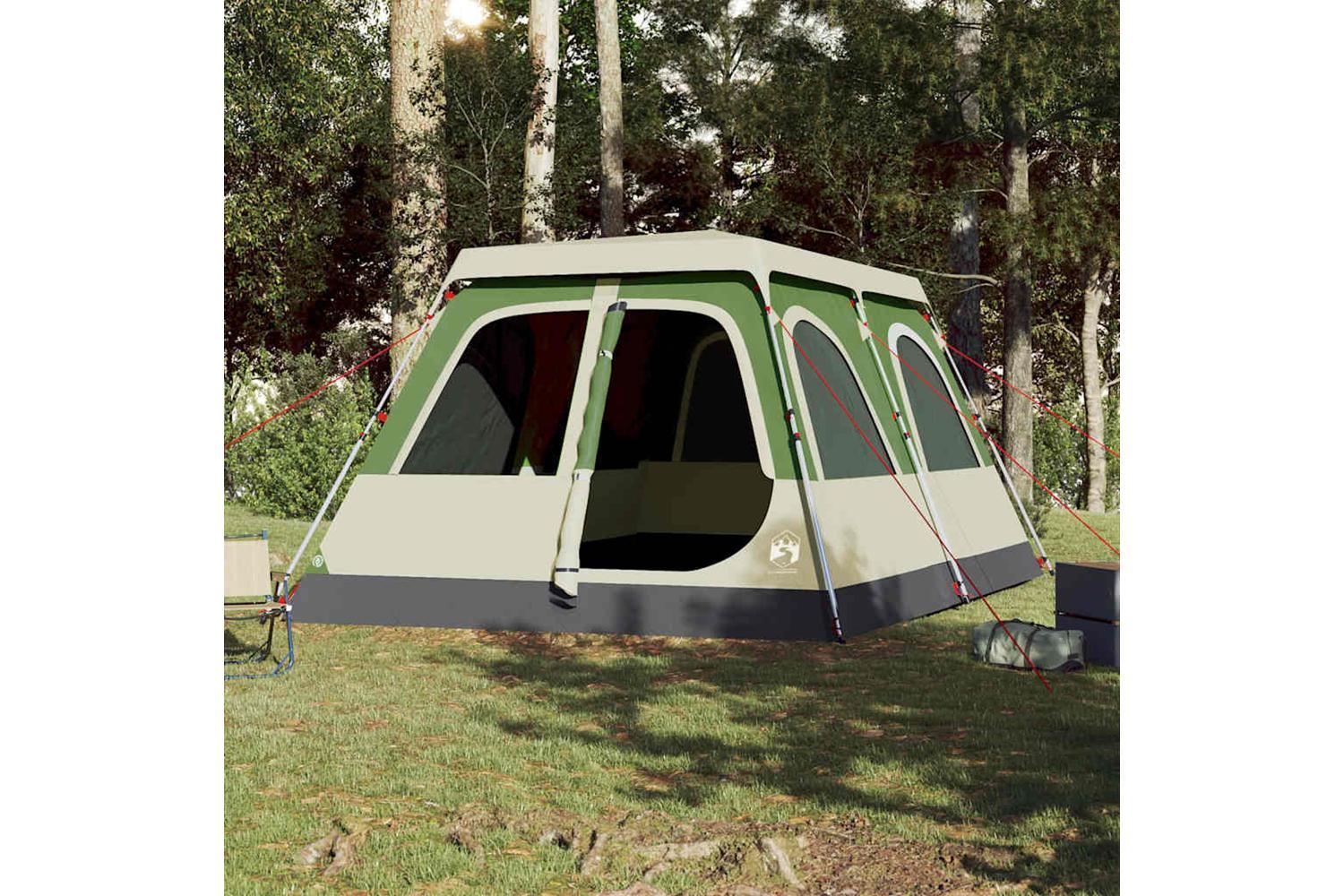 Vidaxl Family Tent Dome 10-person Green Quick Release-3