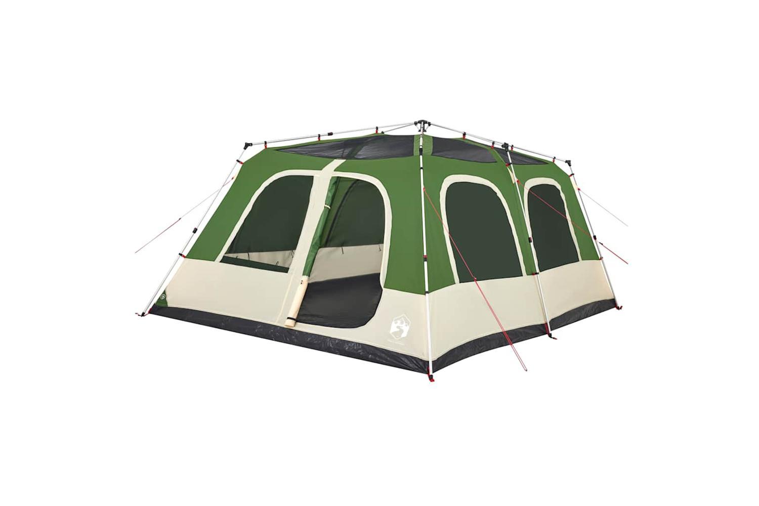 Vidaxl Family Tent Dome 10-person Green Quick Release-4