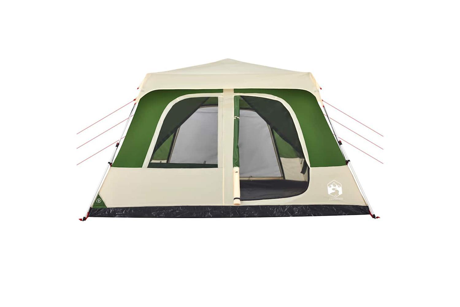 Vidaxl Family Tent Dome 10-person Green Quick Release-6