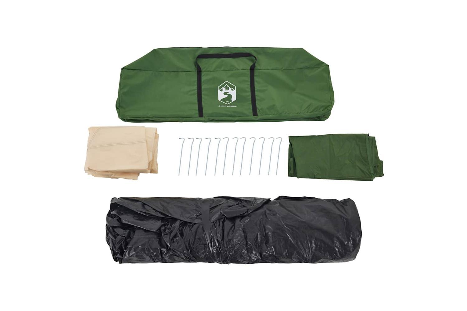 Vidaxl Family Tent Dome 10-person Green Quick Release-10
