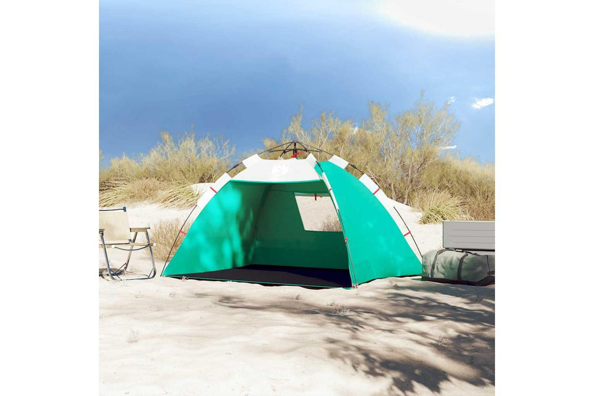 Vidaxl Beach Tent 2-person Sea Green Quick Release Waterproof-3