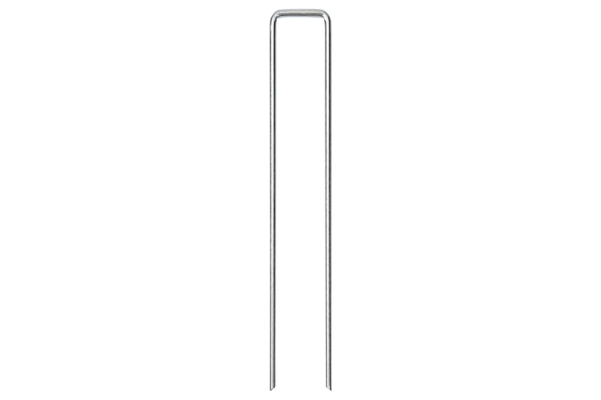 Vidaxl Ground Pegs U Shape 25 Pcs 20x3.5 Cm Galvanised Steel-3