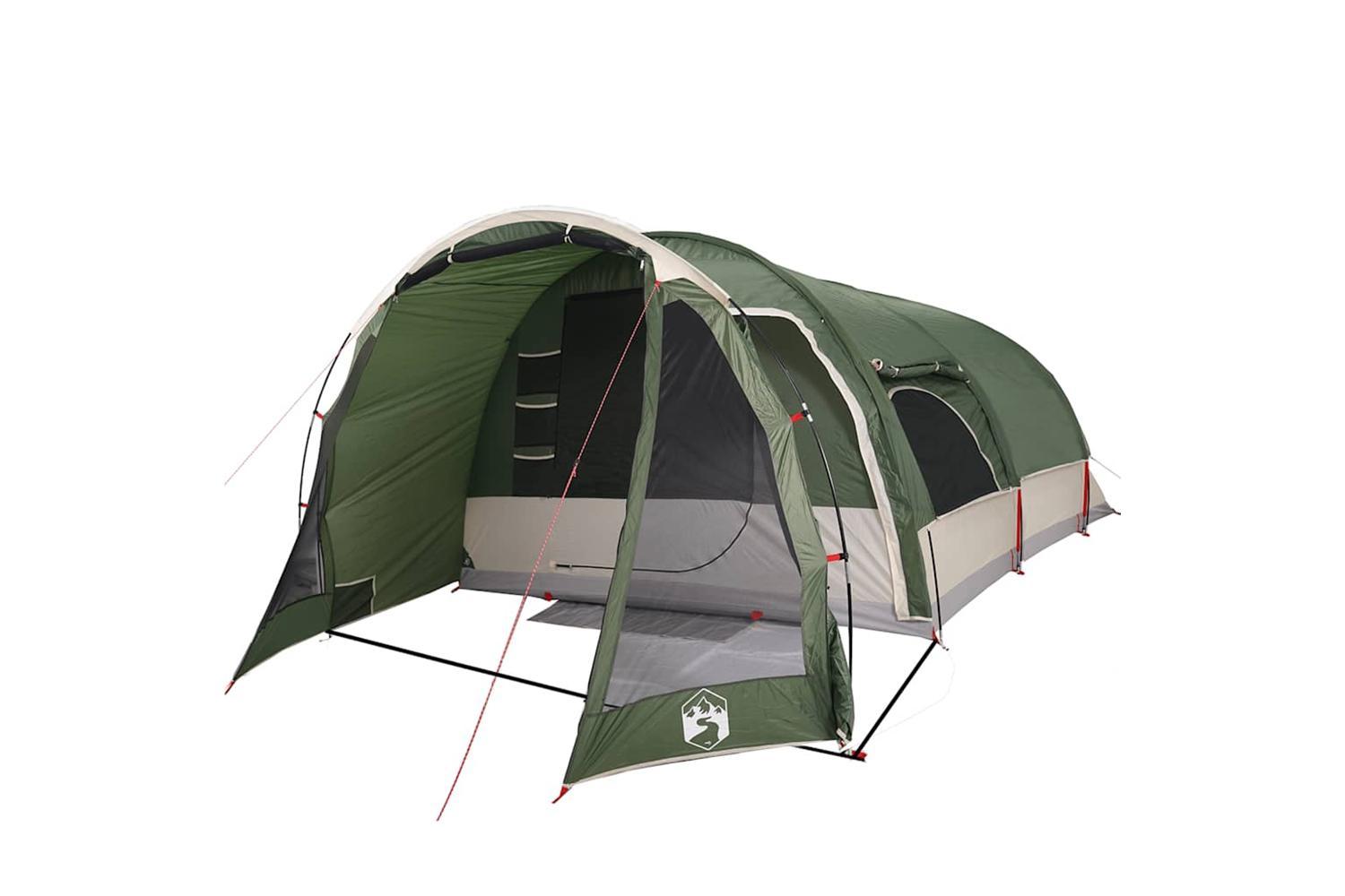 Vidaxl Family Tent Tunnel 8-person Green Waterproof-4