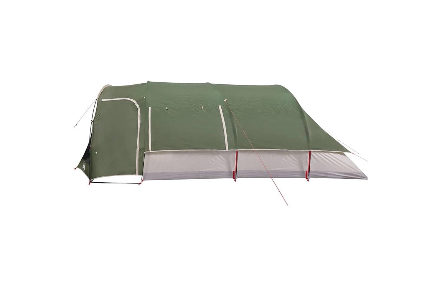 Vidaxl Family Tent Tunnel 8-person Green Waterproof-8