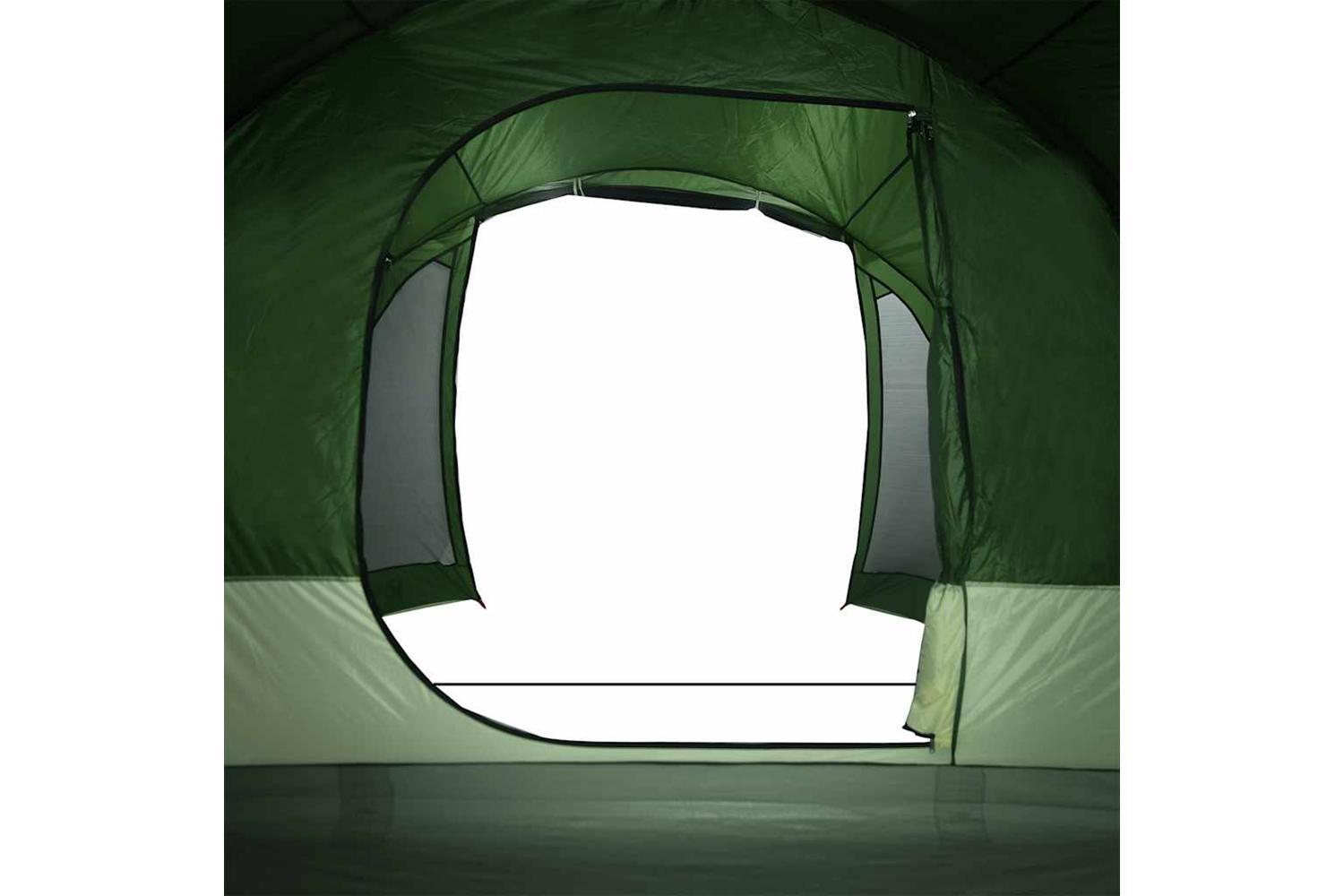 Vidaxl Family Tent Tunnel 8-person Green Waterproof-10