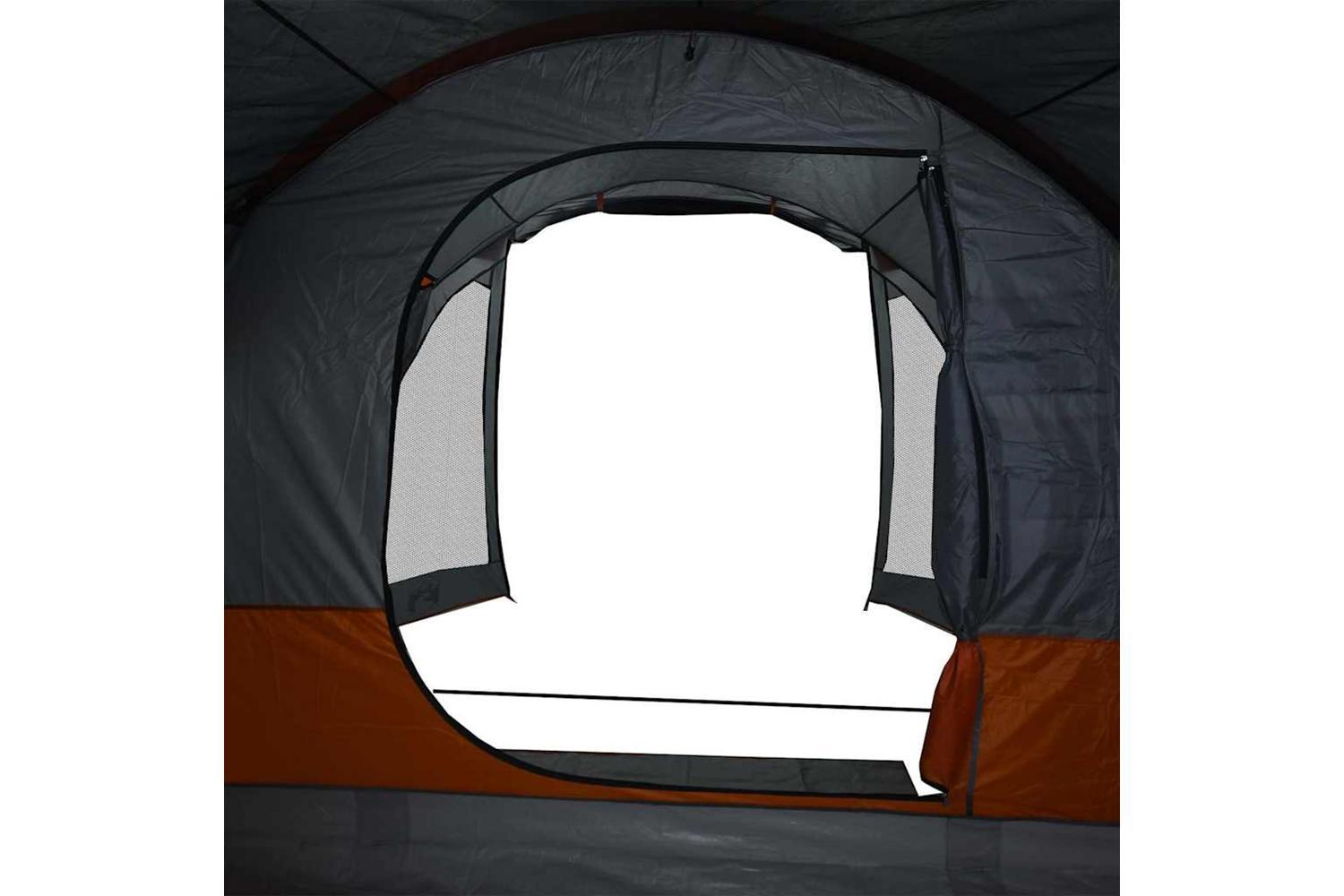 Vidaxl Family Tent Tunnel 8-person Grey Waterproof-10