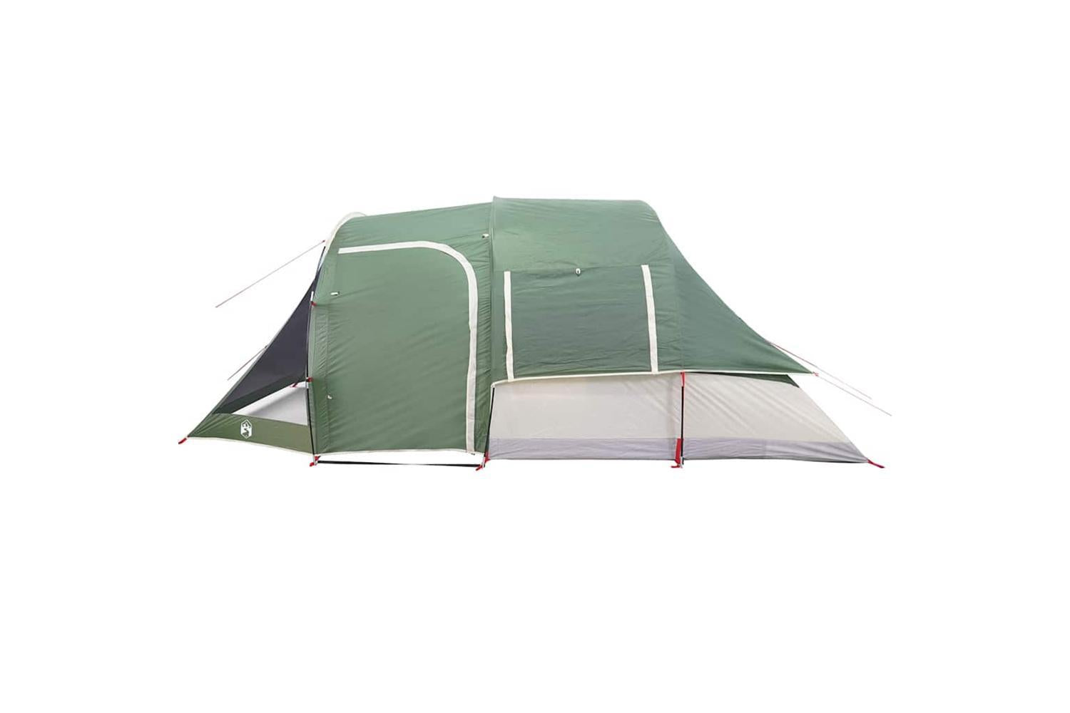 Vidaxl Camping Tent Tunnel 4-person Green Waterproof-9