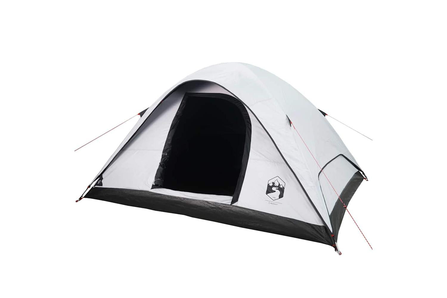Vidaxl Family Tent Dome 6-person White Blackout Fabric Waterproof-5