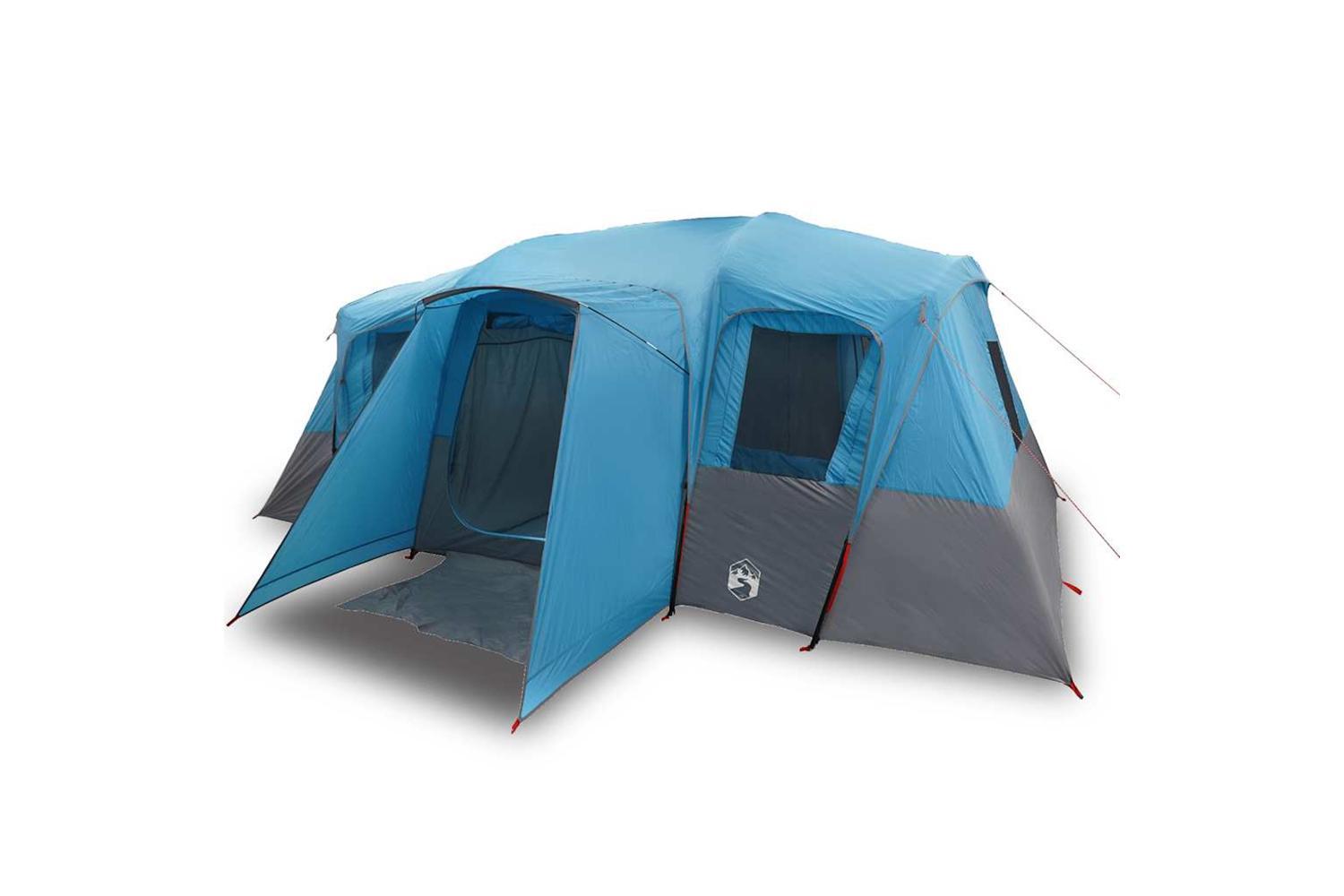 Vidaxl Family Tent Tunnel 16-person Blue Waterproof