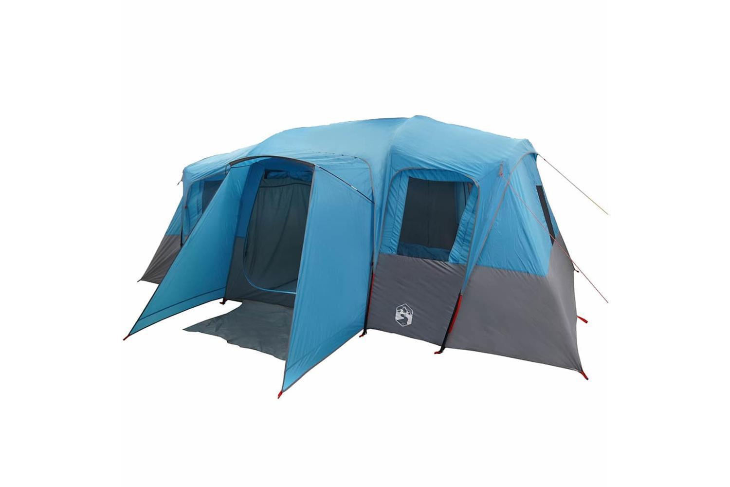 Vidaxl Family Tent Tunnel 16-person Blue Waterproof-4