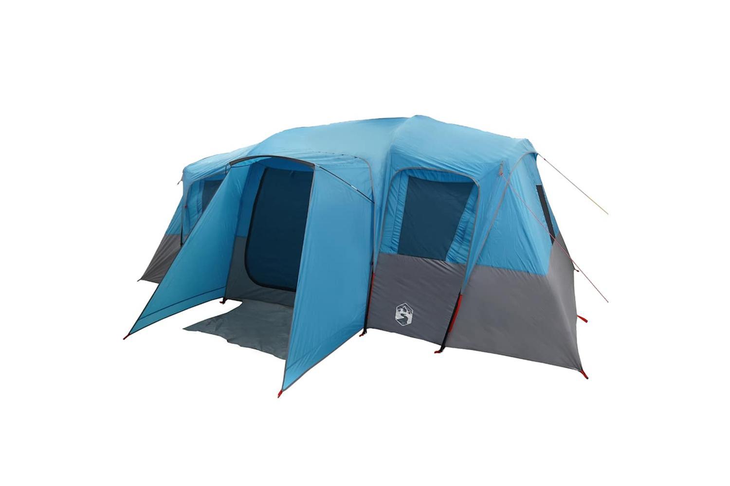 Vidaxl Family Tent Tunnel 16-person Blue Waterproof-5