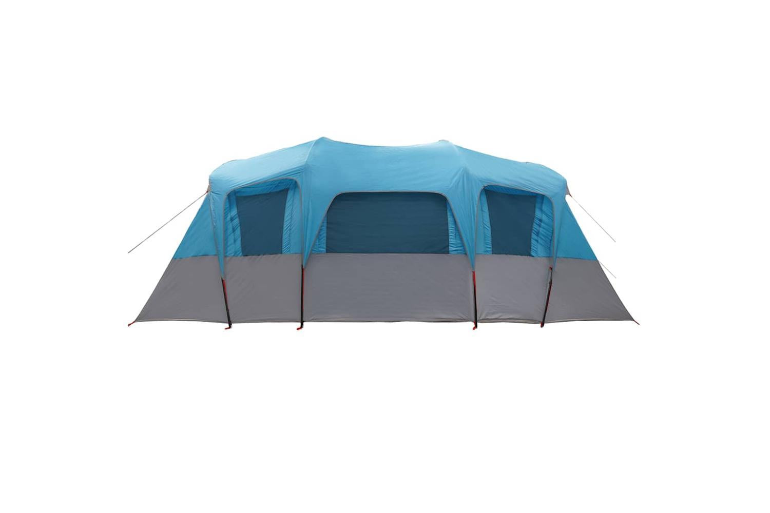 Vidaxl Family Tent Tunnel 16-person Blue Waterproof-9
