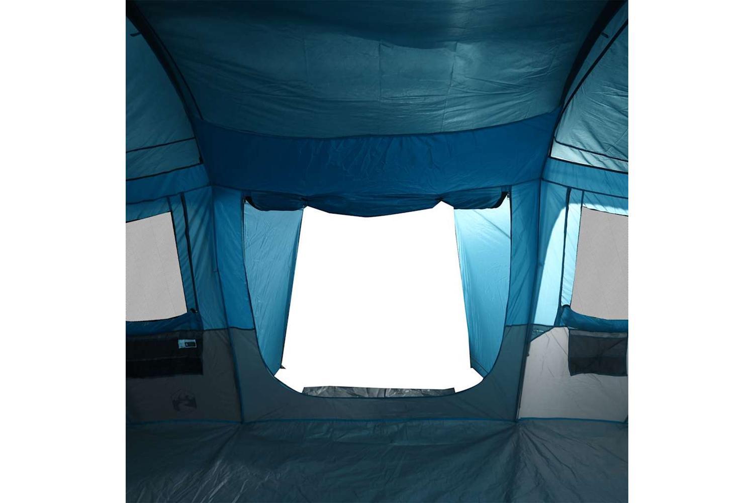 Vidaxl Family Tent Tunnel 16-person Blue Waterproof-10