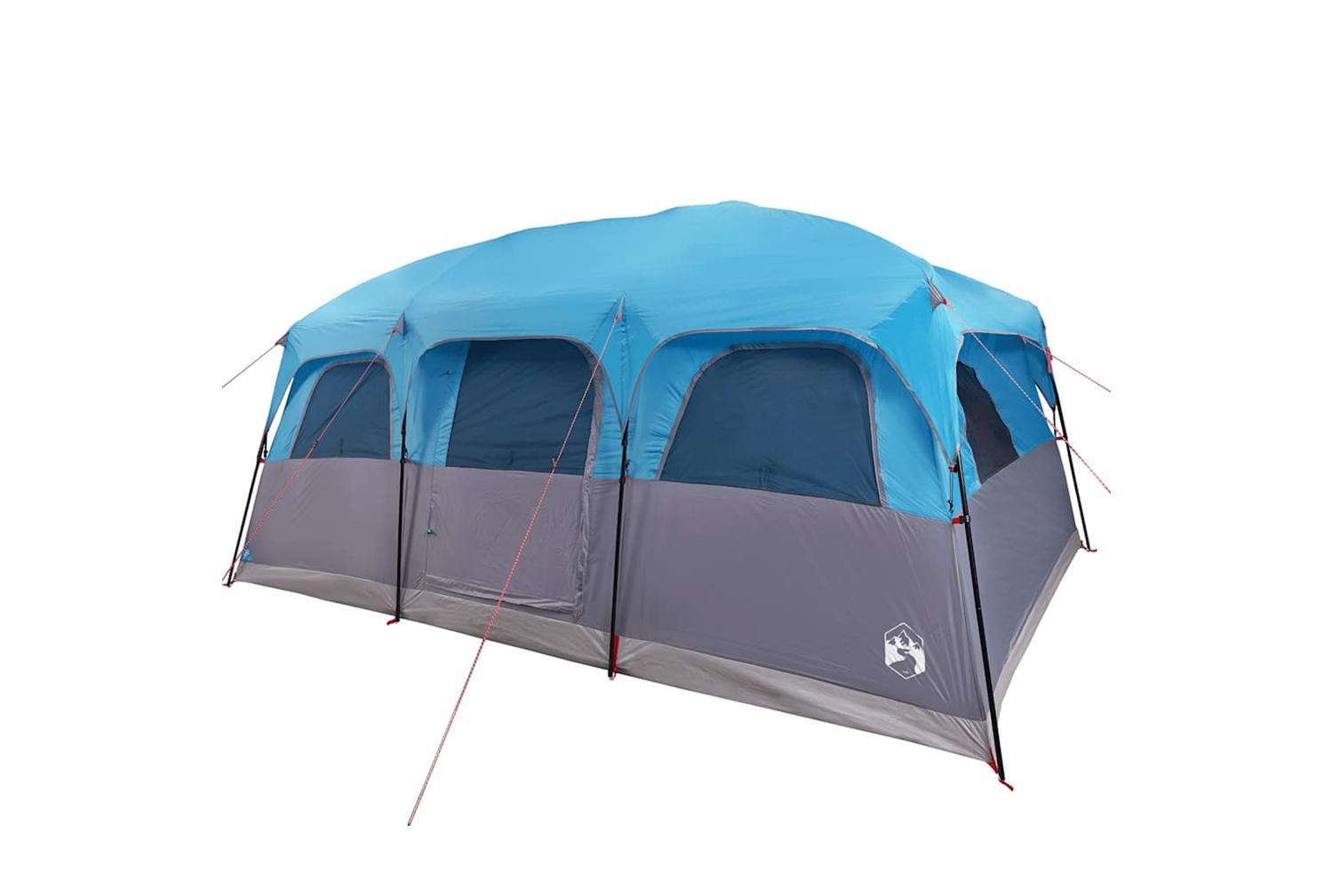 Vidaxl Family Tent Cabin 10-person Blue Waterproof-5