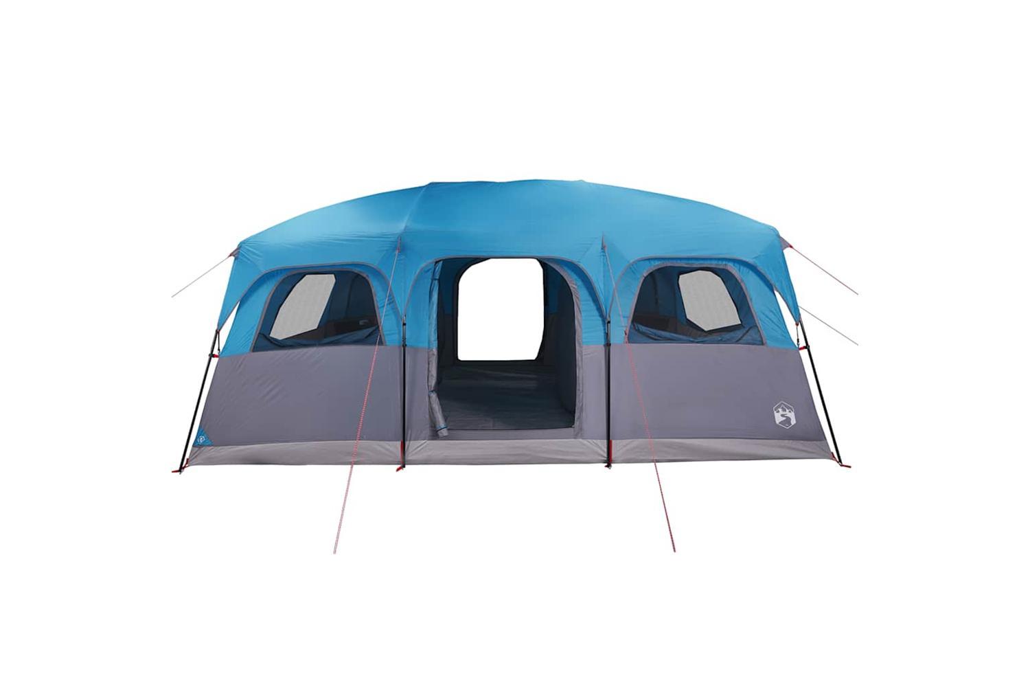 Vidaxl Family Tent Cabin 10-person Blue Waterproof-6