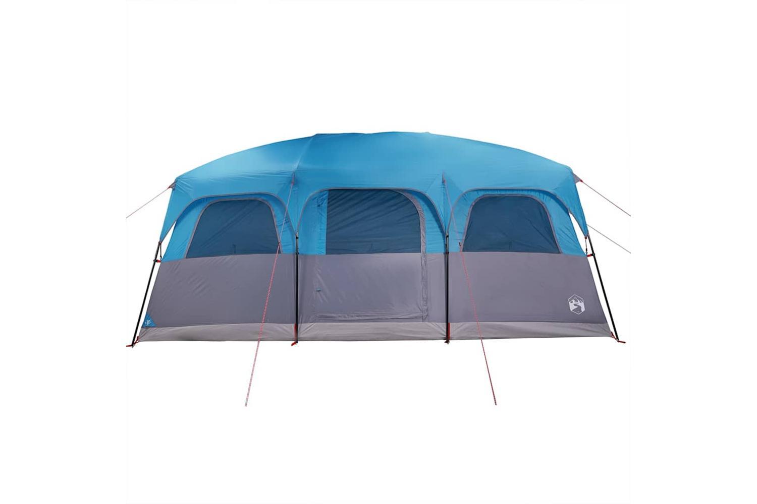 Vidaxl Family Tent Cabin 10-person Blue Waterproof-8