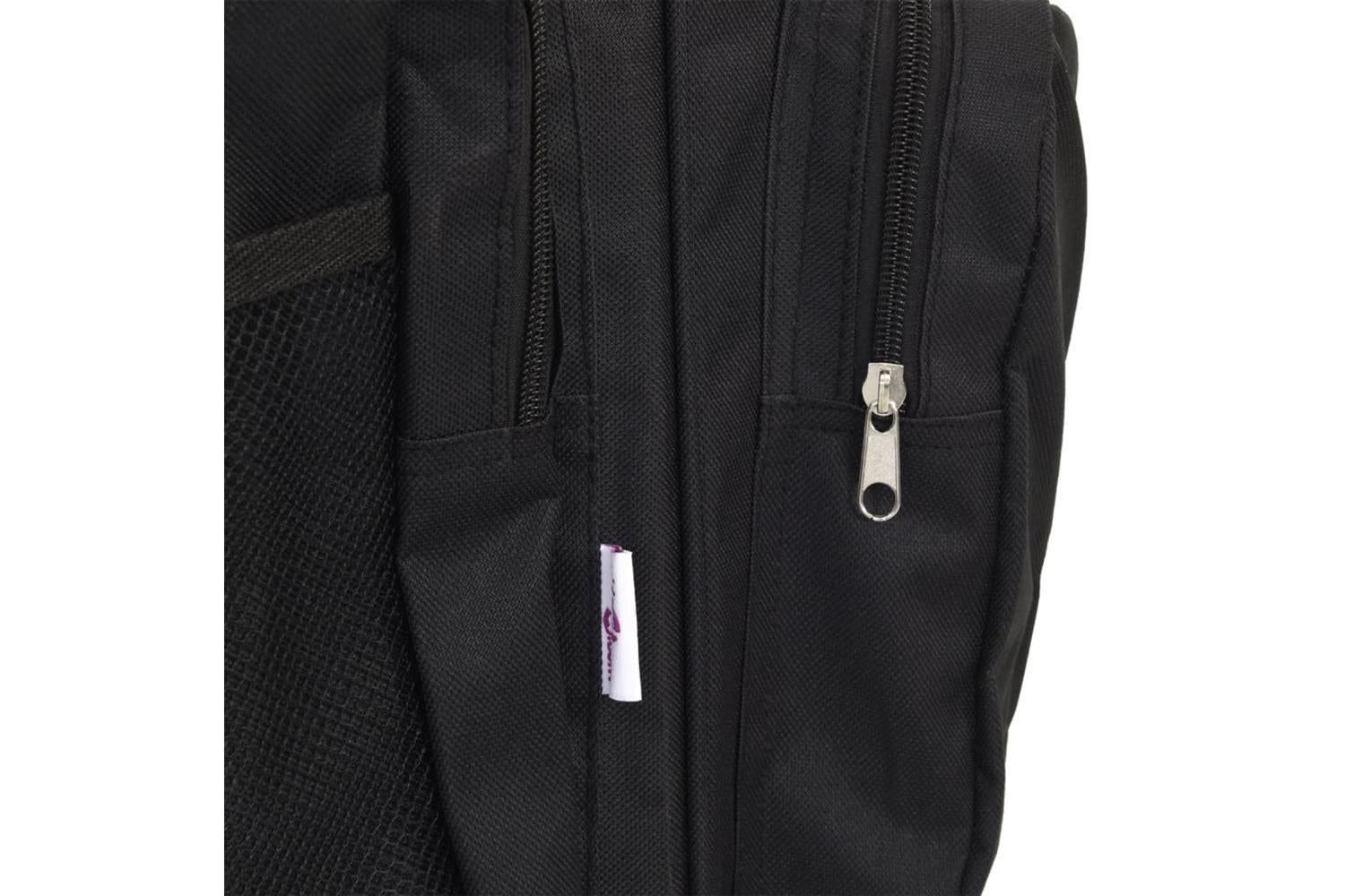 Vidaxl Fishing Bag Waterproof Black Oxford Fabric-7