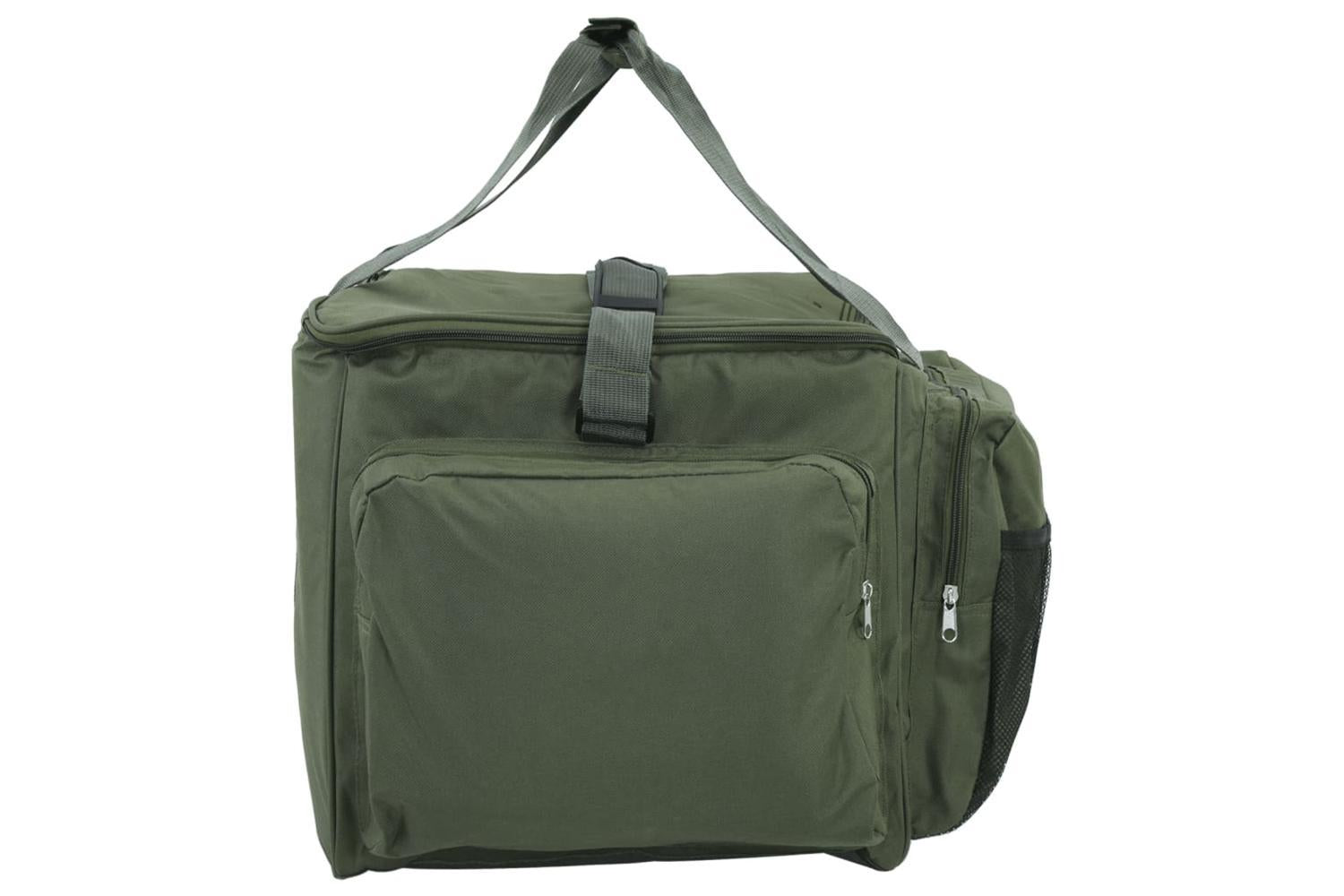 Vidaxl Fishing Bag Waterproof Dark Green Oxford Fabric-5