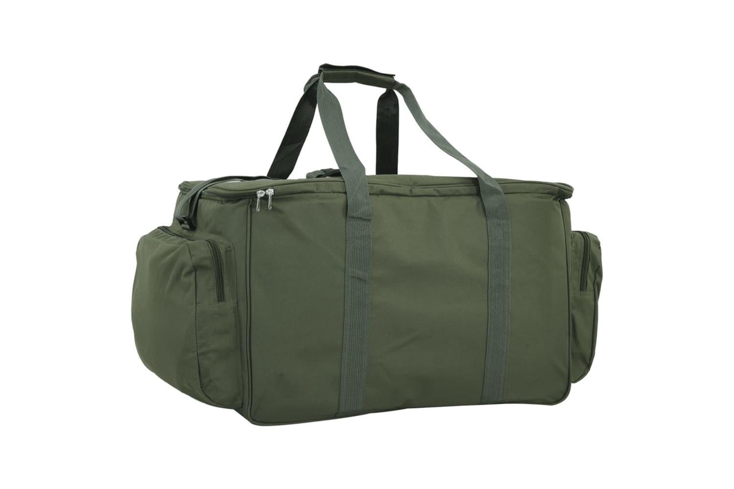 Vidaxl Fishing Bag Waterproof Dark Green Oxford Fabric-6