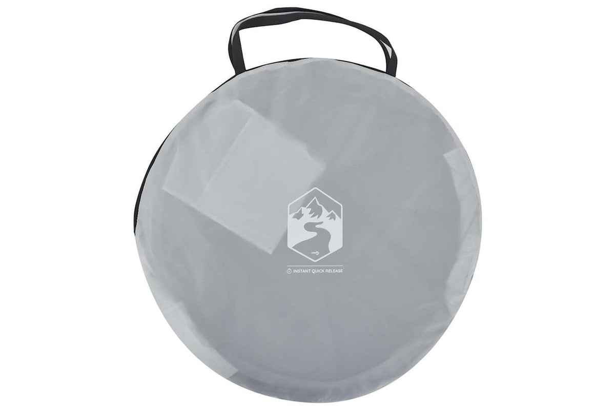 Vidaxl Beach Tent 2-person Grey Pop-up Waterproof-8