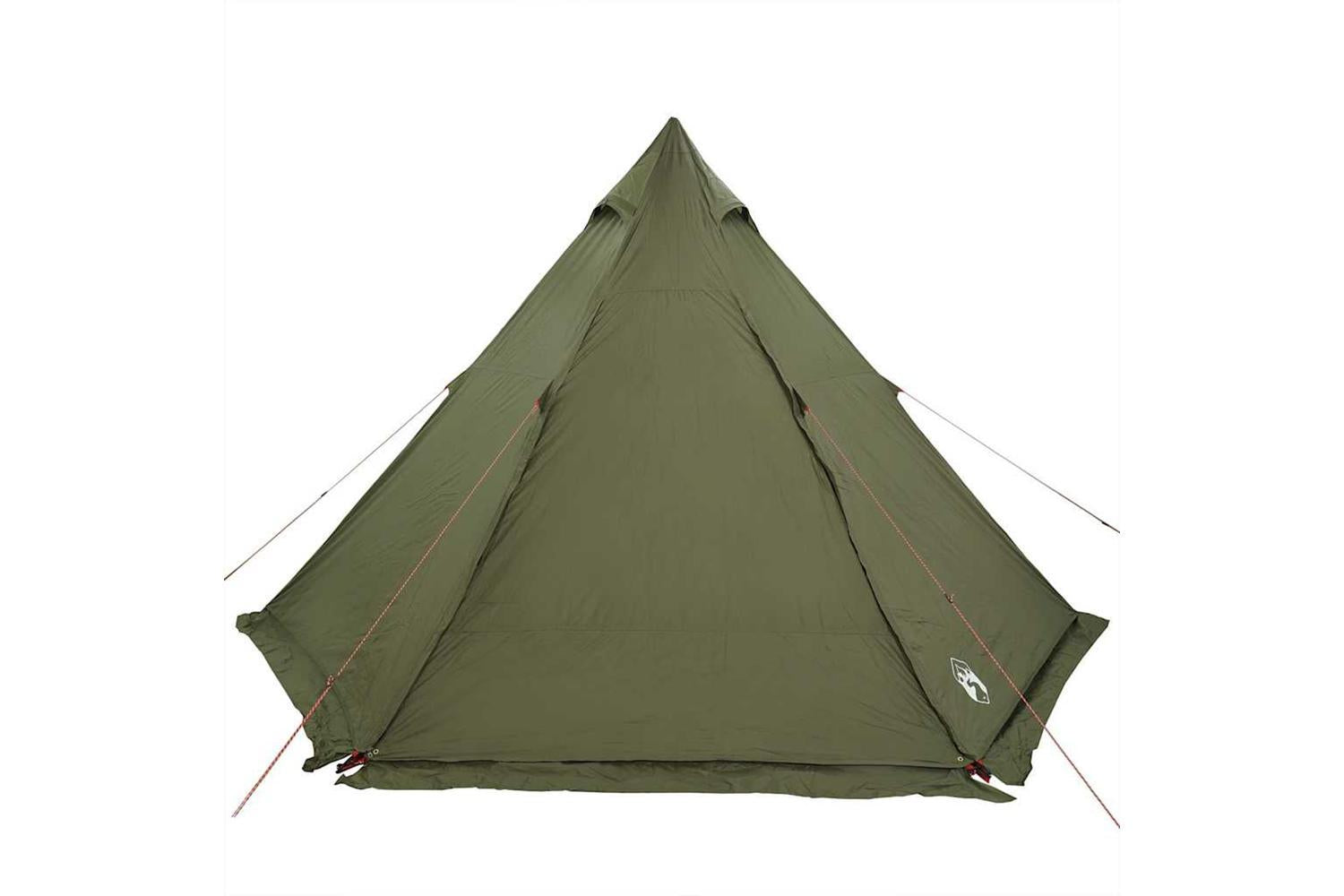 Vidaxl Family Tent Tipi 6-person Olive Green Waterproof-6
