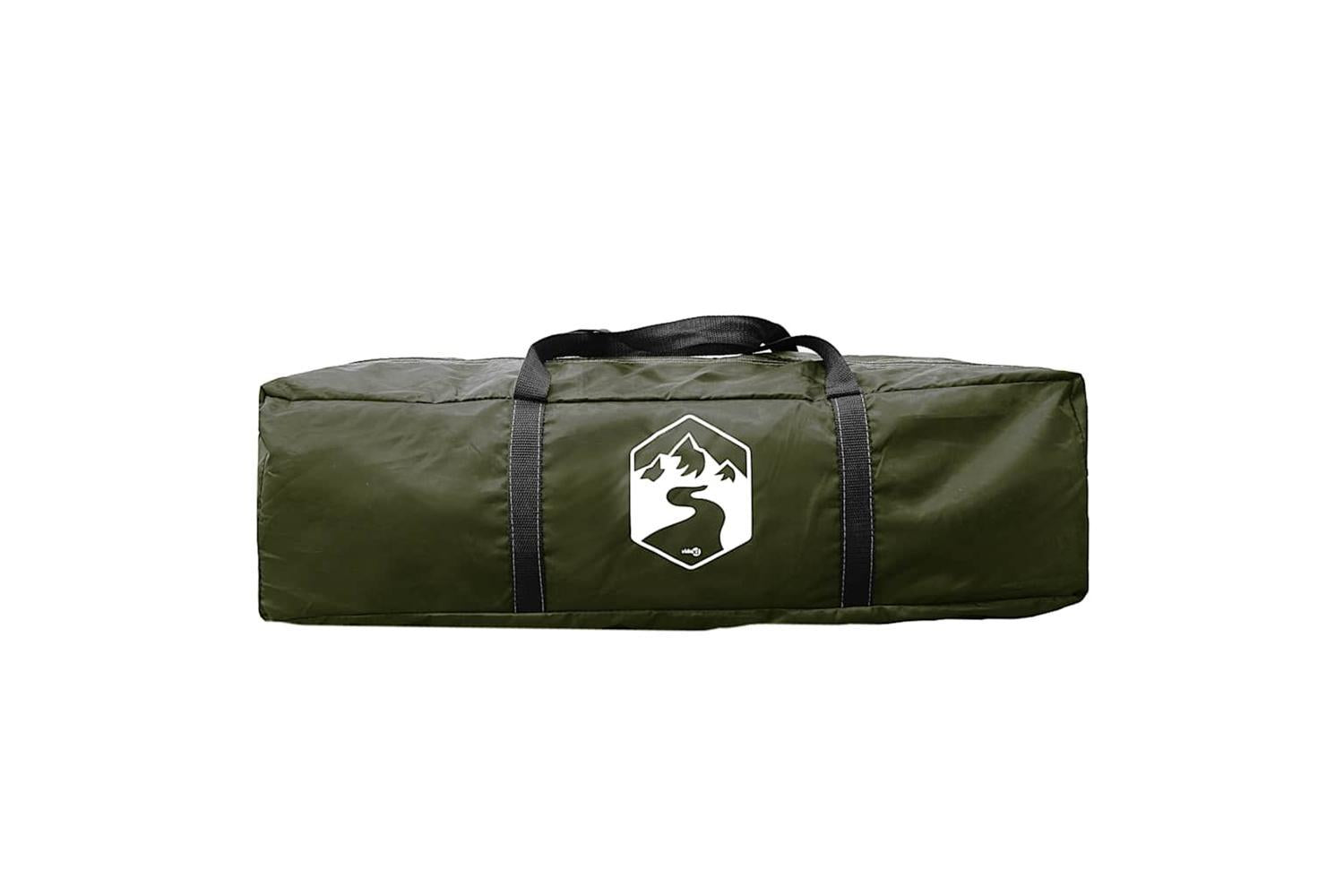 Vidaxl Family Tent Tipi 6-person Olive Green Waterproof-7