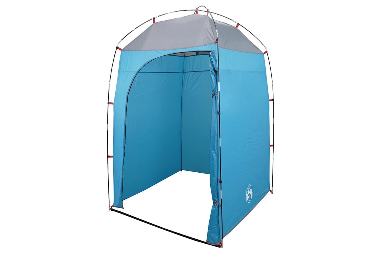 Vidaxl Shower Tent Blue Waterproof-5