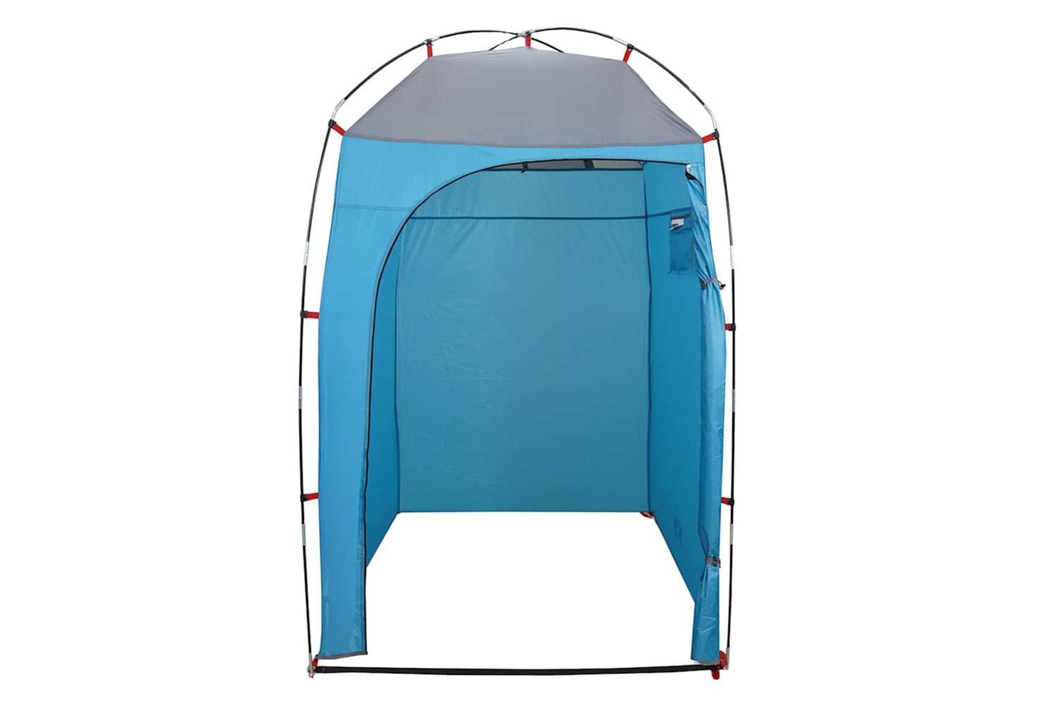 Vidaxl Shower Tent Blue Waterproof-6