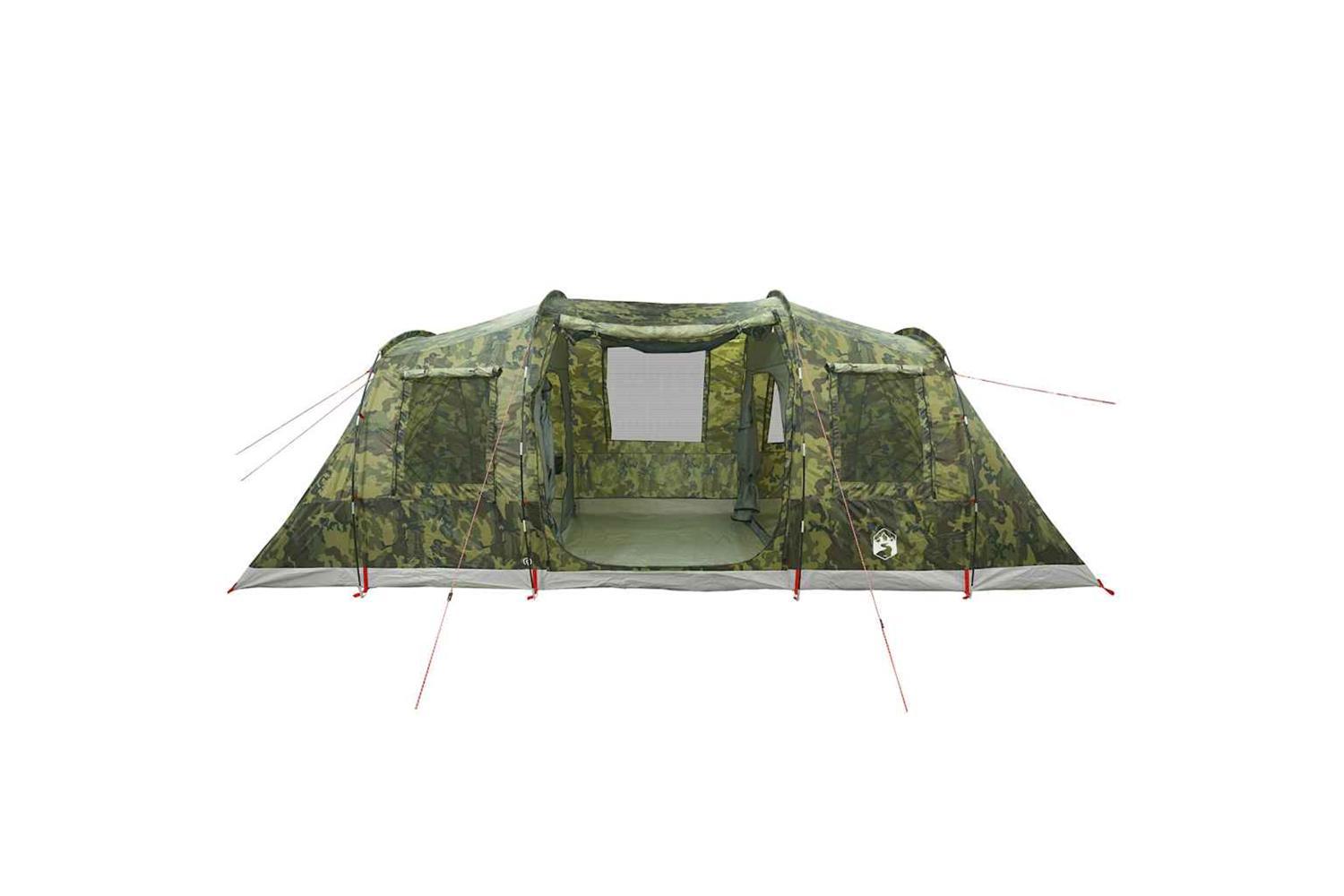 Vidaxl Family Tent Tunnel 6-person Camouflage Waterproof-6