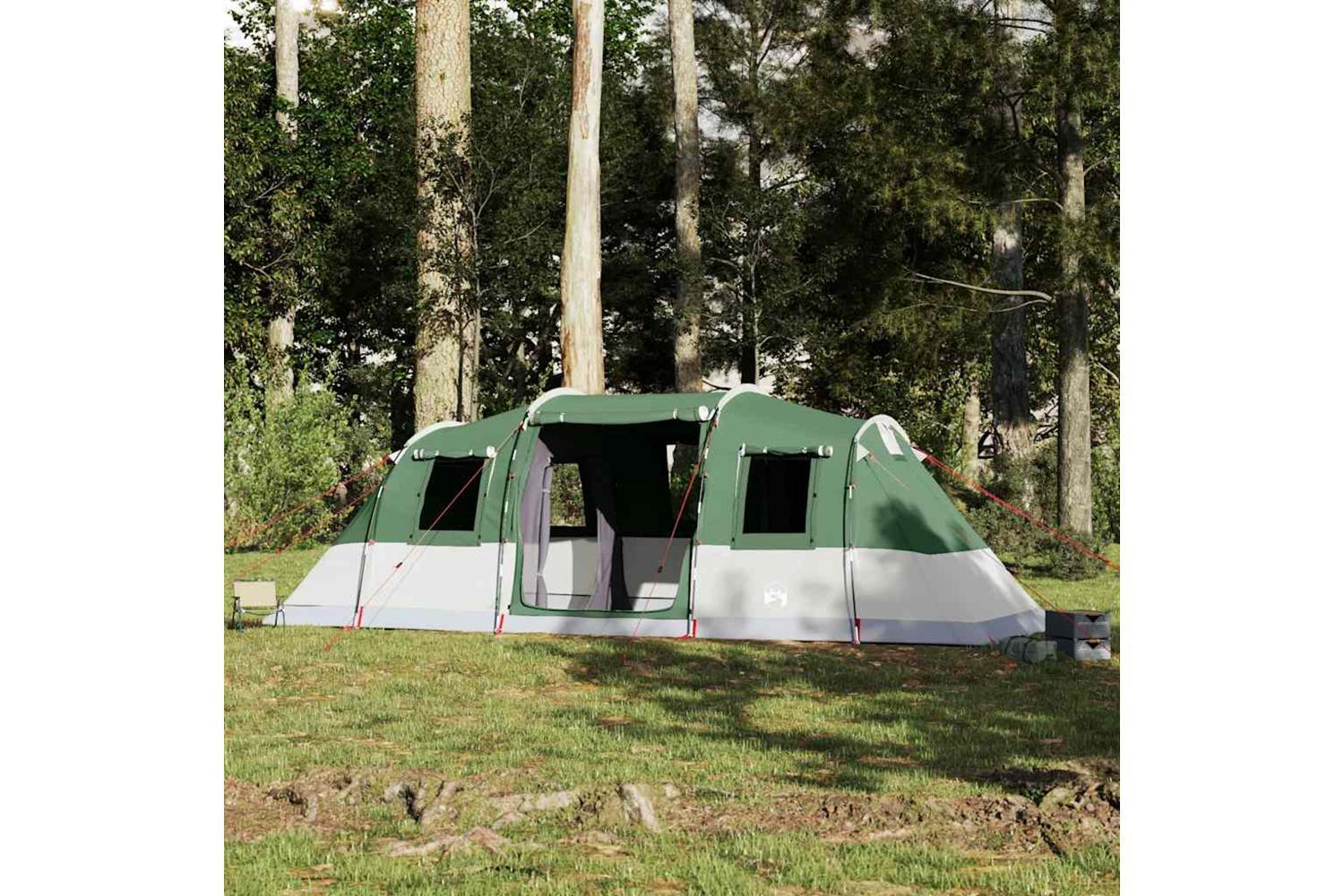 Vidaxl Family Tent Tunnel 6-person Green Waterproof-4