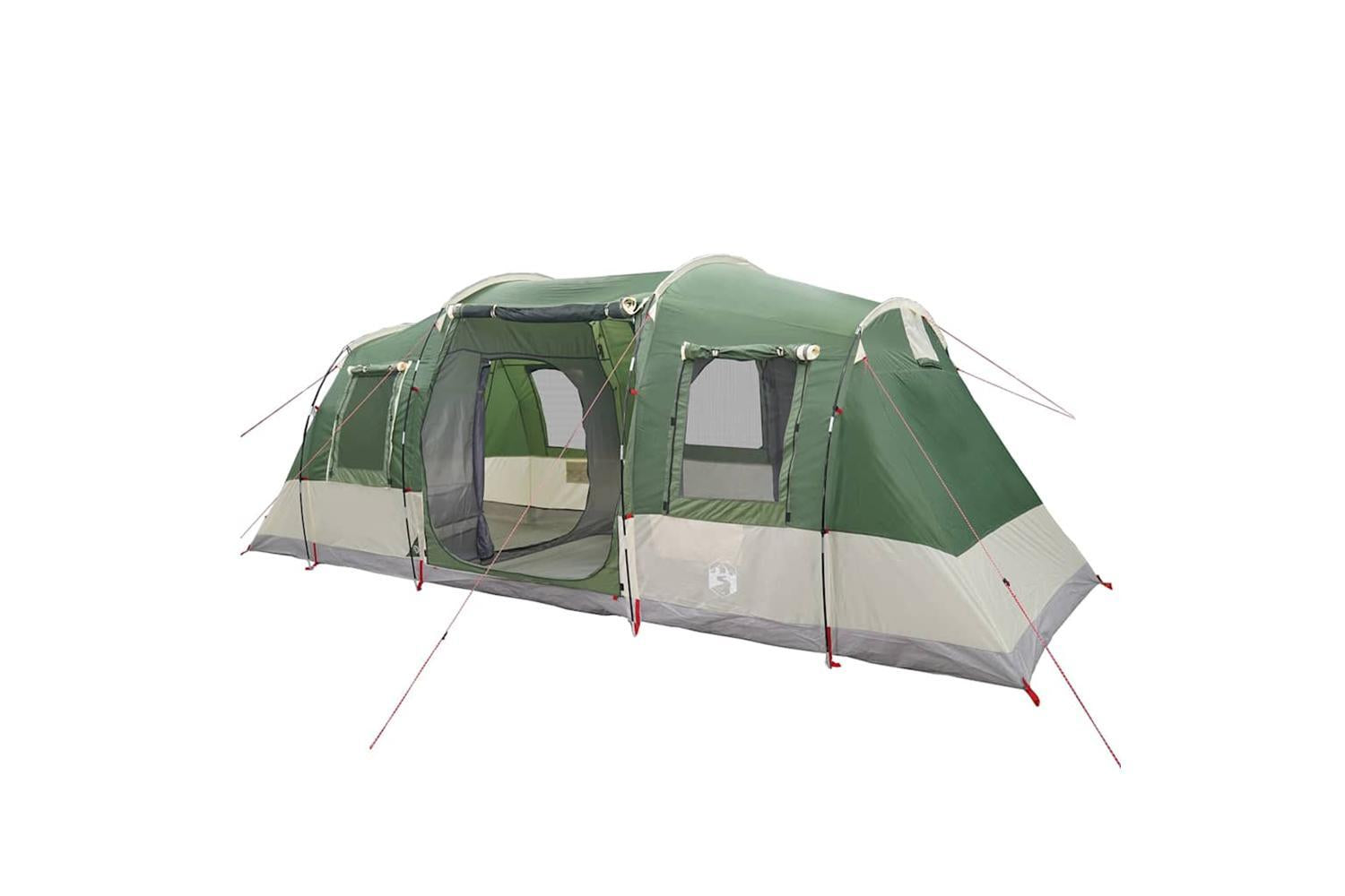 Vidaxl Family Tent Tunnel 6-person Green Waterproof-5