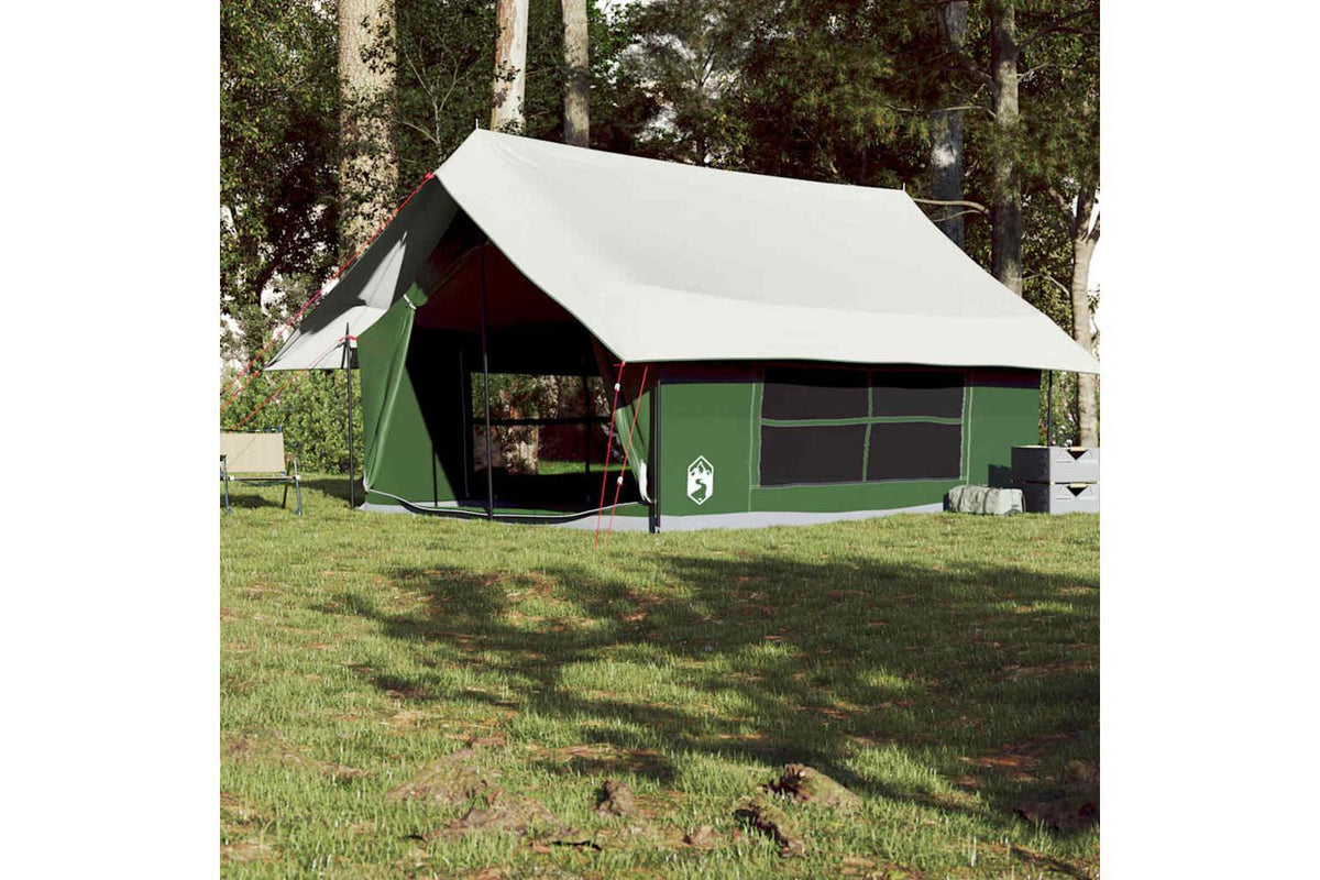 Vidaxl Camping Tent 5-person Green Waterproof-4