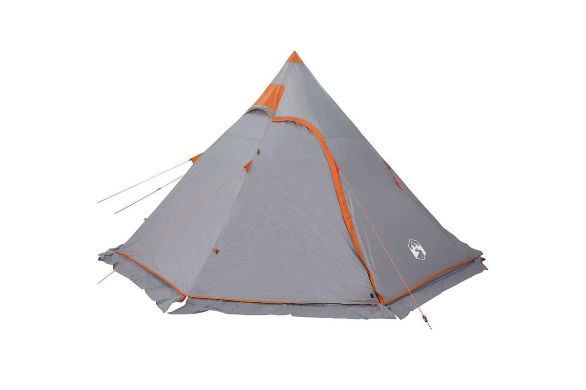 Vidaxl Camping Tent Tipi 5-person Grey Waterproof-3