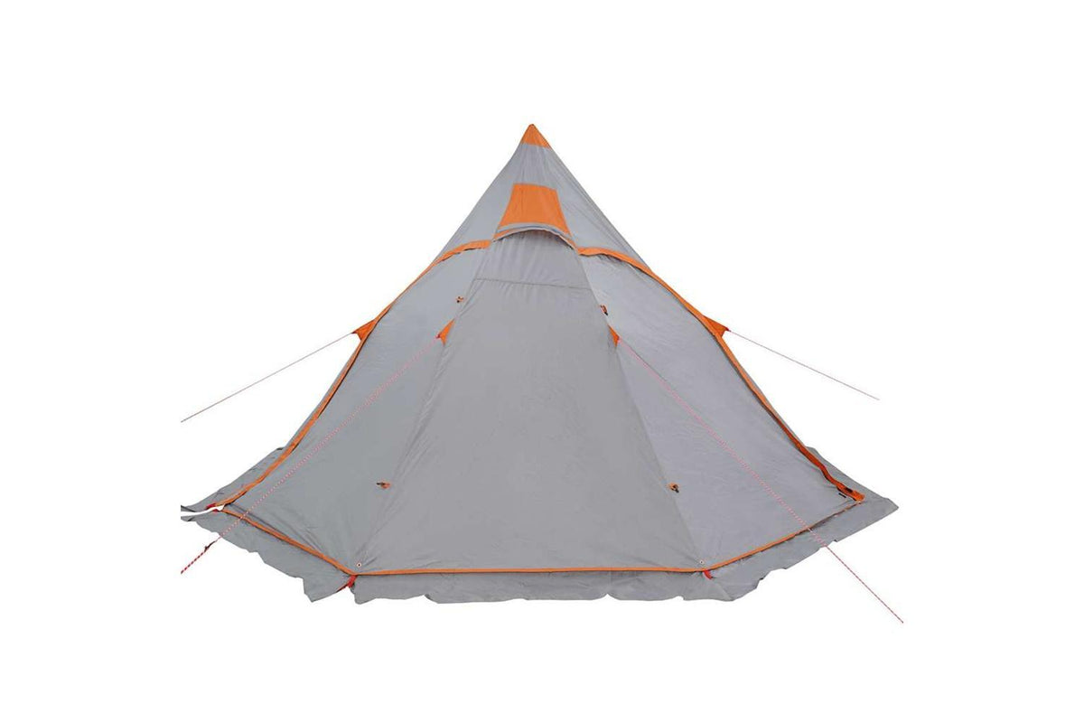 Vidaxl Camping Tent Tipi 5-person Grey Waterproof-5